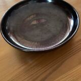 Ceramart black round dish