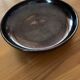 Plat rond noir Ceramart