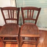 Set of 6 chairs Bistro vintage