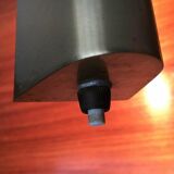 Mid-century brass swan neck table lamp in Hollywood Regency style from the 1960s.