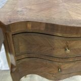 Pair of louis XV bedside tables in marquetry