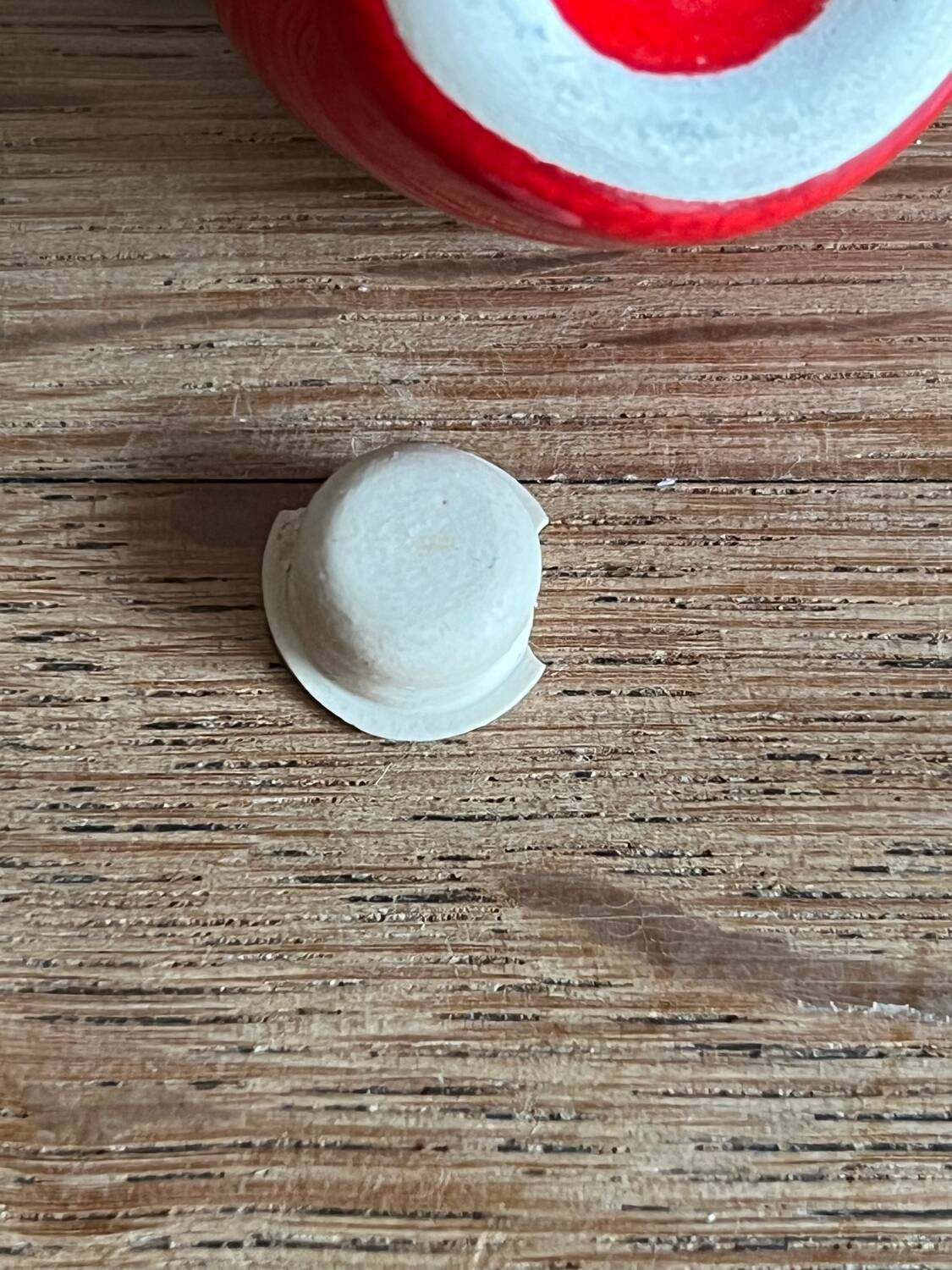 Barbotine set Salt shaker pepper shaker mustard pot