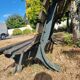 Banc fonte et bois, ancien banc public