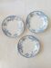 Lot de 3 assiettes à dessert terre de fer Nimy