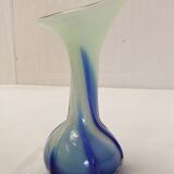 Murano Vase Vintage Floral Soliflore Calla Lily Blown Glass