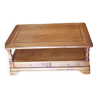 Table basse merisier