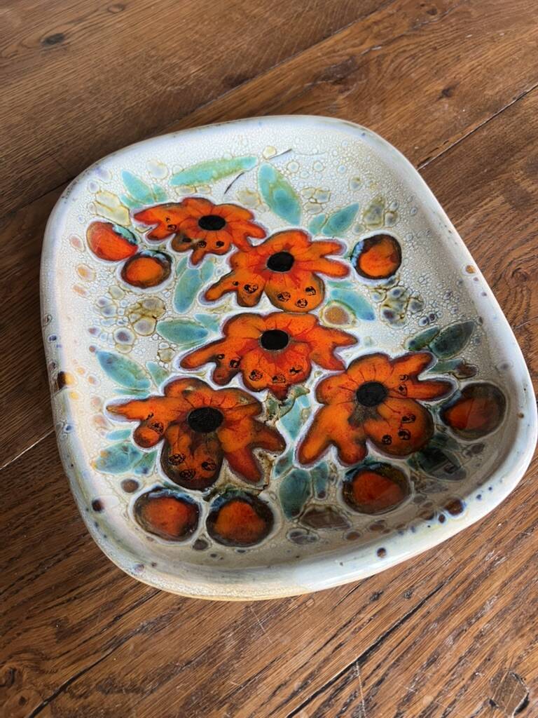 4 Plates by Kurt Brunner and Monique Pansier (Poterie du Verseau, Vallauris)