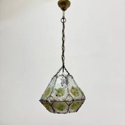 Suspension en verre brutaliste, années 1970