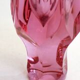 Small vintage faceted vase