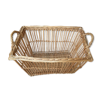 Old wicker pan