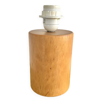 Wooden lamp base