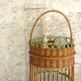 Rattan garden basket-bar