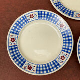 Three Digoin Gerardmer dessert plates