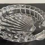 Vintage crystal shell ashtray