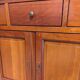Small Louis Philippe style cherry wood sideboard