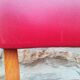 Chairs in red skaï