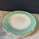 Set of 4 plates of Luneville