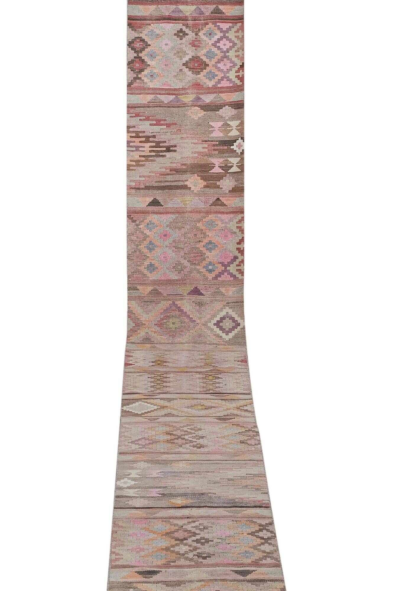 Vintage Turkish hallway rug 70x697 cm