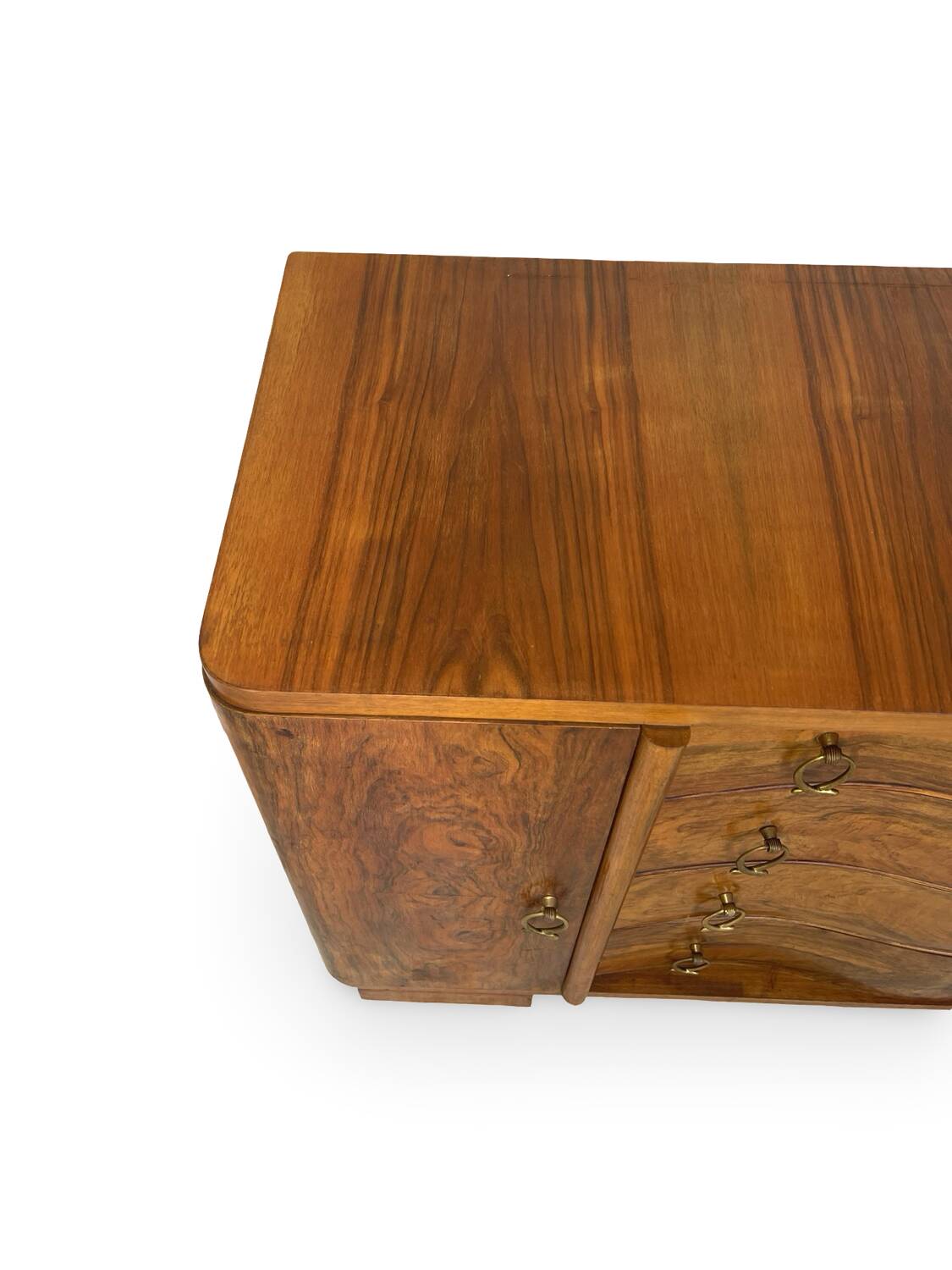 Italian Art deco walnut sideboard