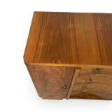 Italian Art deco walnut sideboard