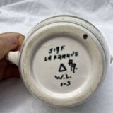 Pot à lait crémier peint à la main Henriot Quimper