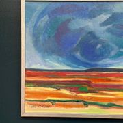 Acrylique sur toile originale – “Ovädersmoln” par Ola Gerhardt