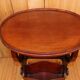 Mahogany Side Table, English, Magazine Holder