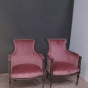 Paire de bergères de style directoire