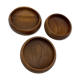Lot of 3 bowls in Scandinavian teak teak style