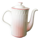 White porcelain teapot / coffee pot with red stripes – Model “Ac