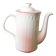 White porcelain teapot / coffee pot with red stripes – Model “Ac