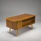 Freestanding Desk in Walnut, 1960s