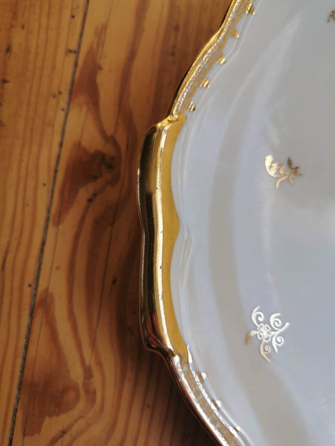 Vintage SFP porcelain dessert service