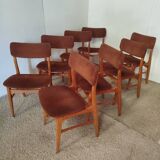 8 Svandinavian style chairs
