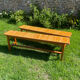 Pair of vintage 1970 pine benches