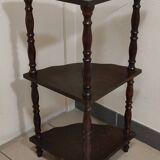 Vintage 3-Tier Corner Shelf