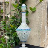 Large signed decanter - Hand decoration - XXth