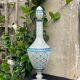 Large signed decanter - Hand decoration - XXth