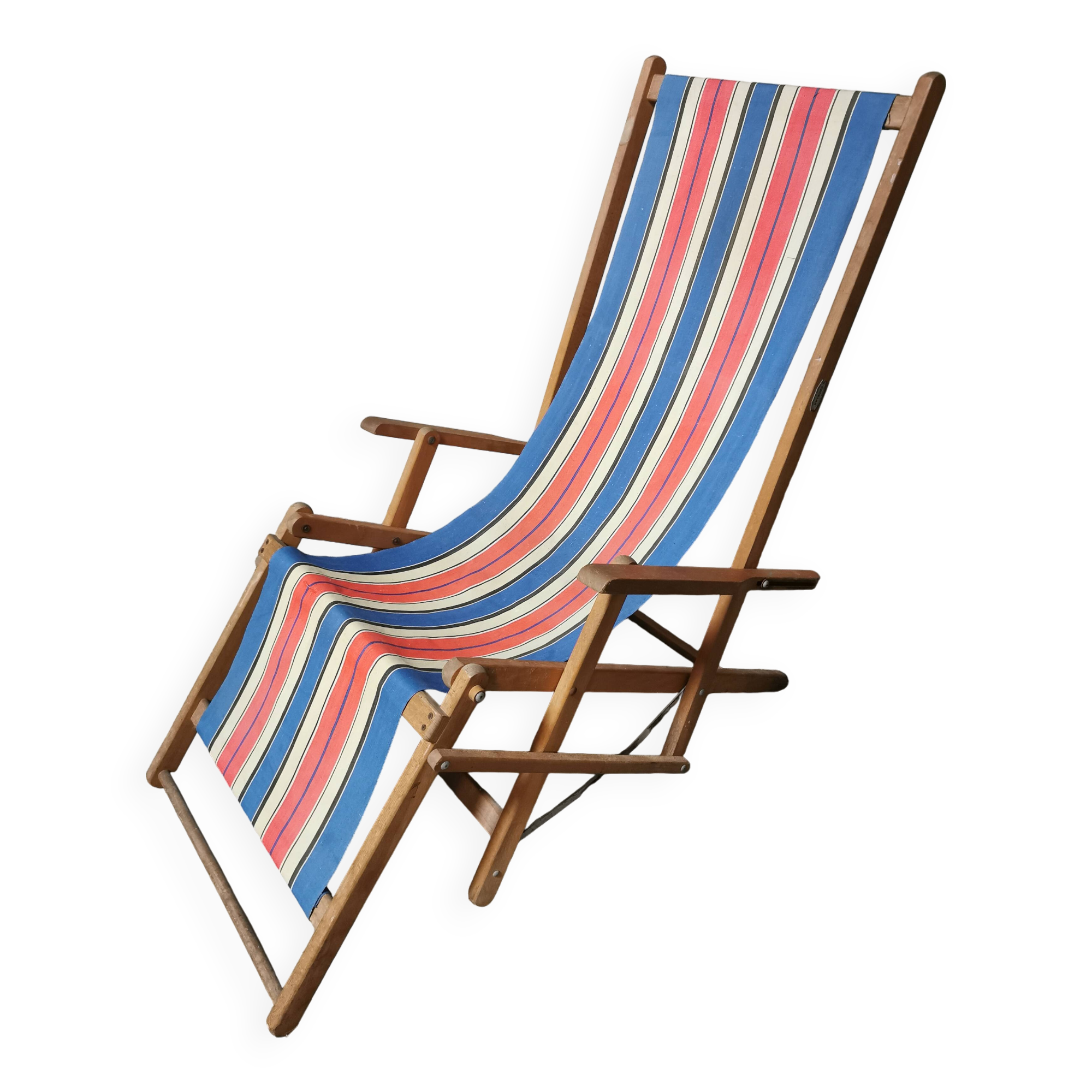 Folding beach lounge chair, Ergelax Chilean deckchair