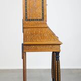 Inlaid antique Italian secretary in Moorish style, circa 1860