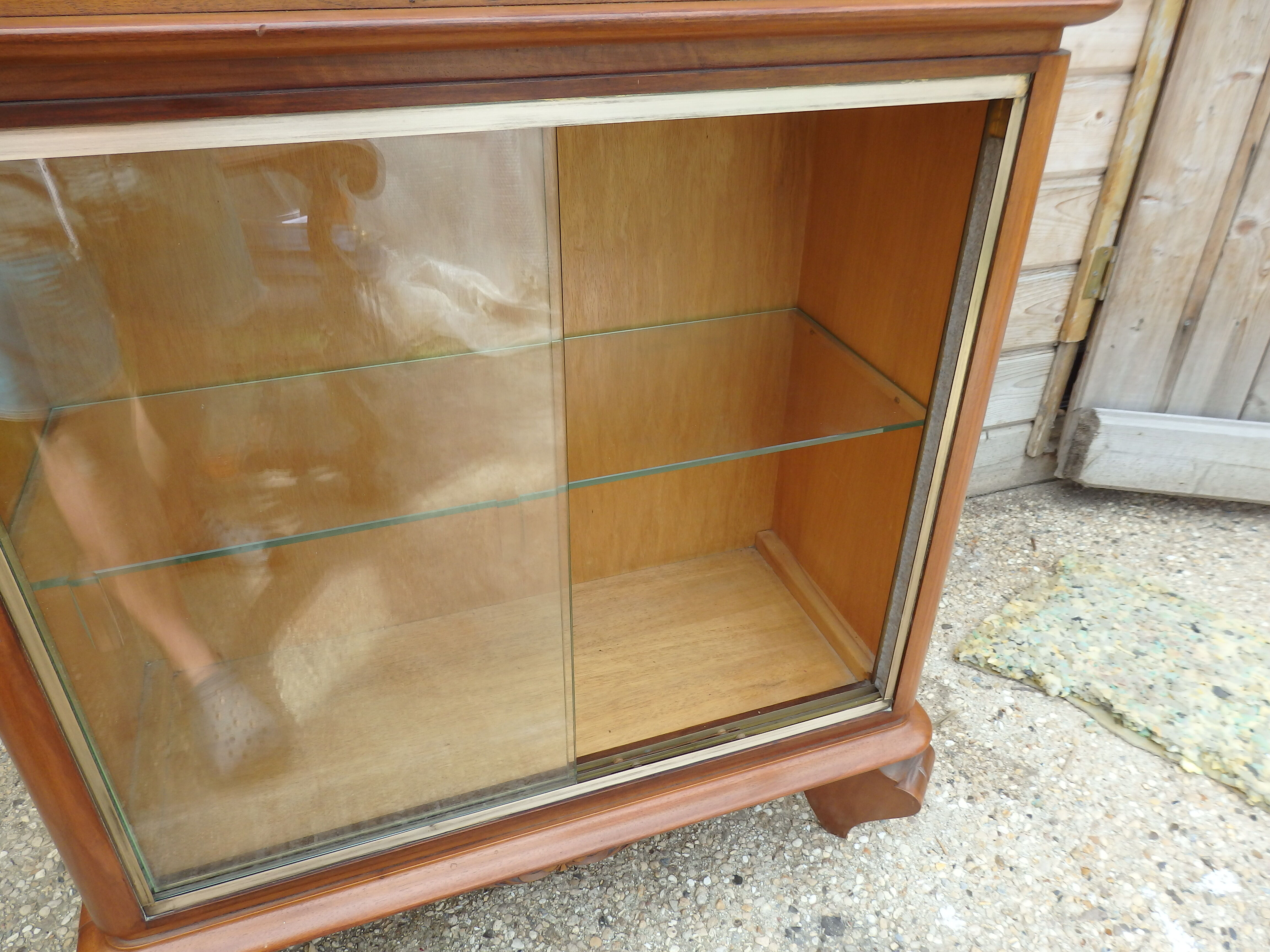 Vintage art deco showcase furniture