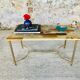 Vintage coffee table in marble and onyx circa 60/70