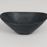 Black cast iron bowl from the mid-century or ashtray, Austria, 1950s.
