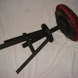 Screw piano stool restyled velvet fabrics