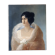 Oil on canvas woman portrait