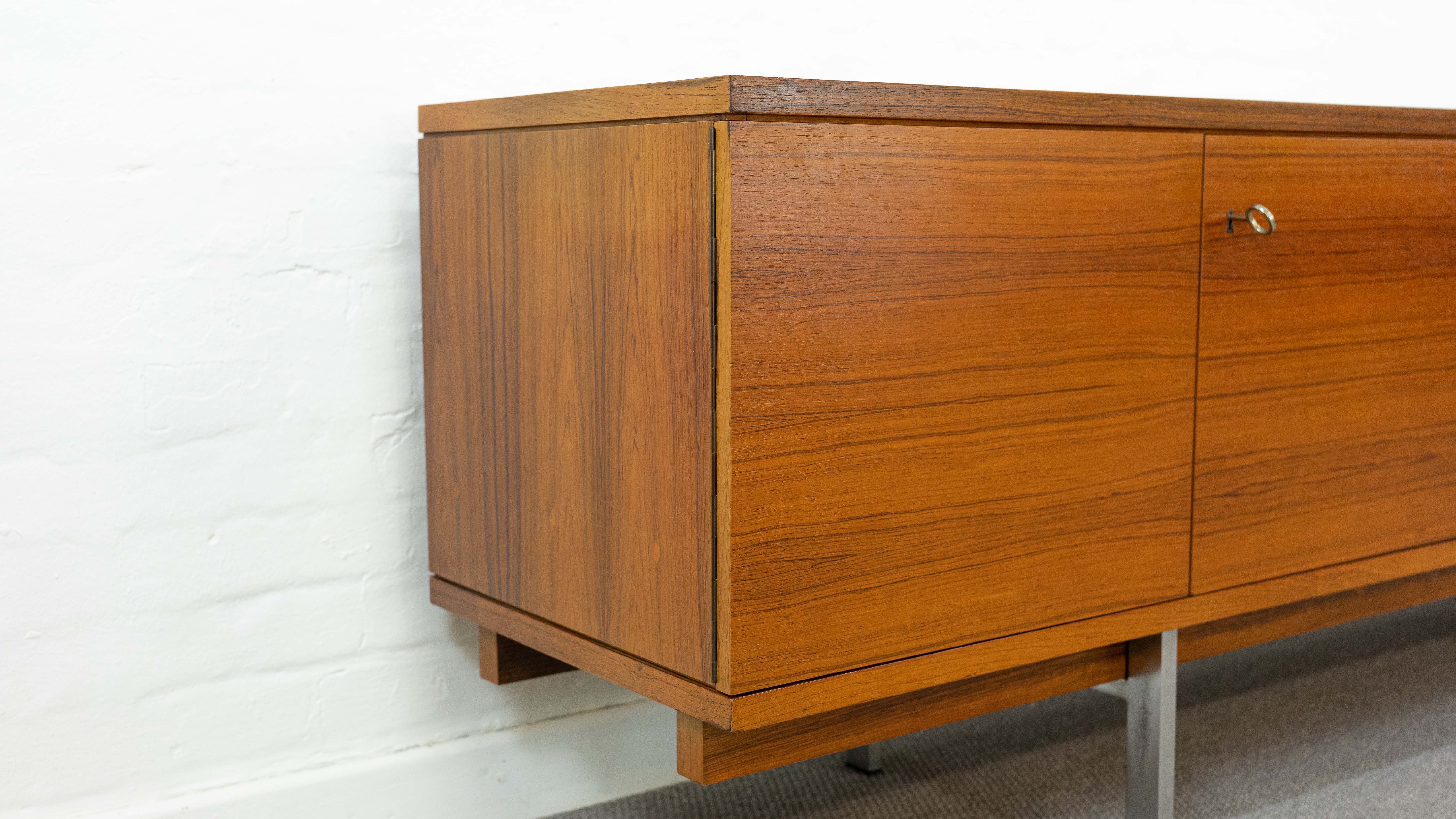 Minimalistic mid century sideboard in rosewood