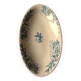 Longwy Chardons blue ironstone dish