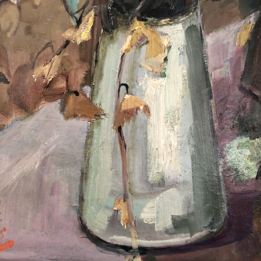 Tableau nature morte signé J.Ouvrier