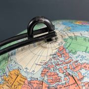 Vintage terrestrial globe Girard and Barrère - 1950s-60s - string base - Ref 1153