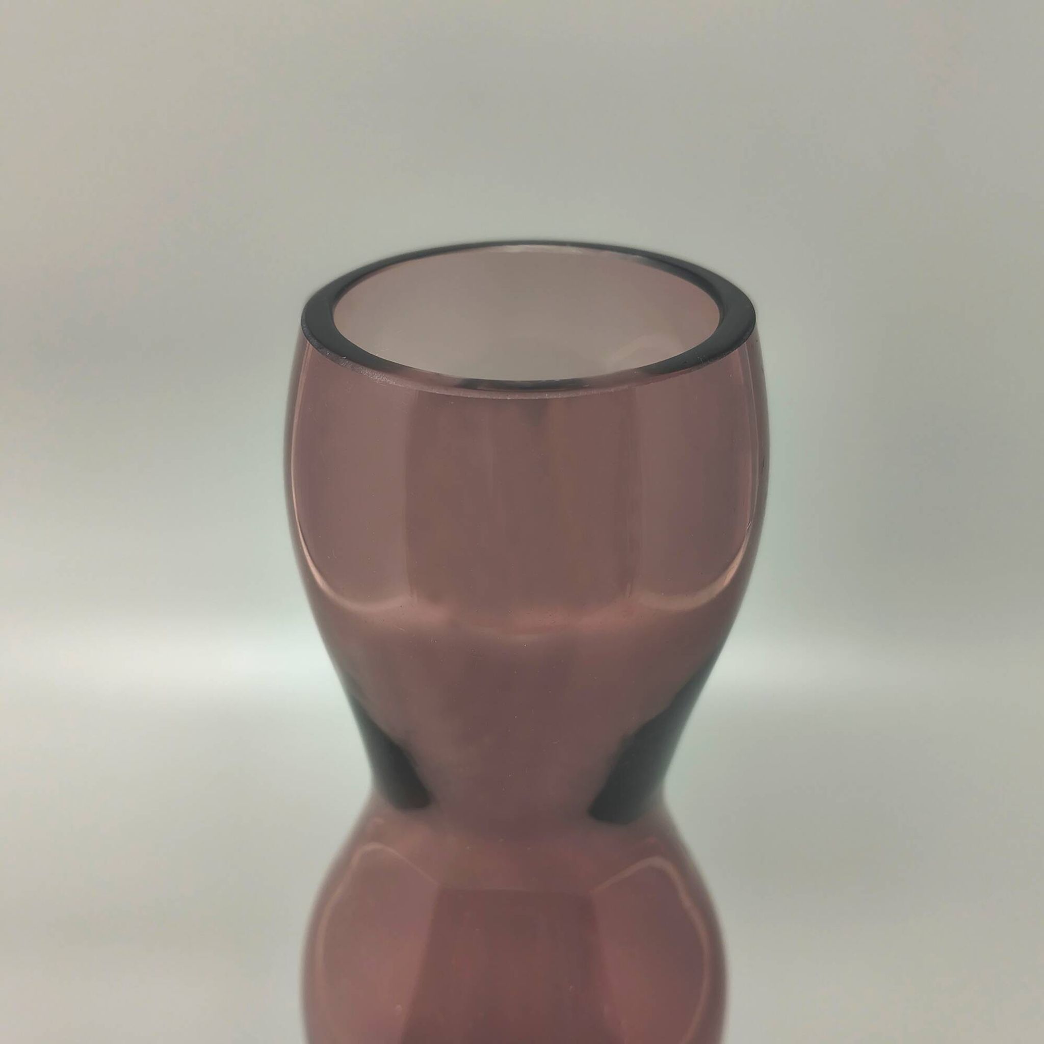 1970s Space Age Purple Vase by V. Nason in Murano Glass. Made in Italy